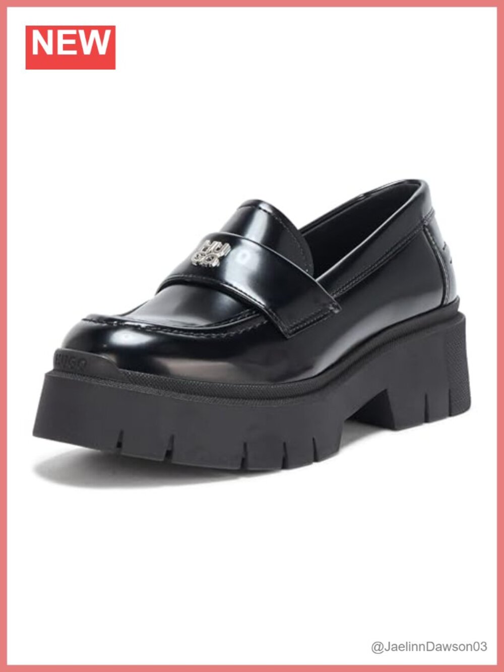 HUGO Women's Chunky Platform Loafer